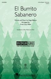 El Burrito Sabanero Three-Part Mixed choral sheet music cover